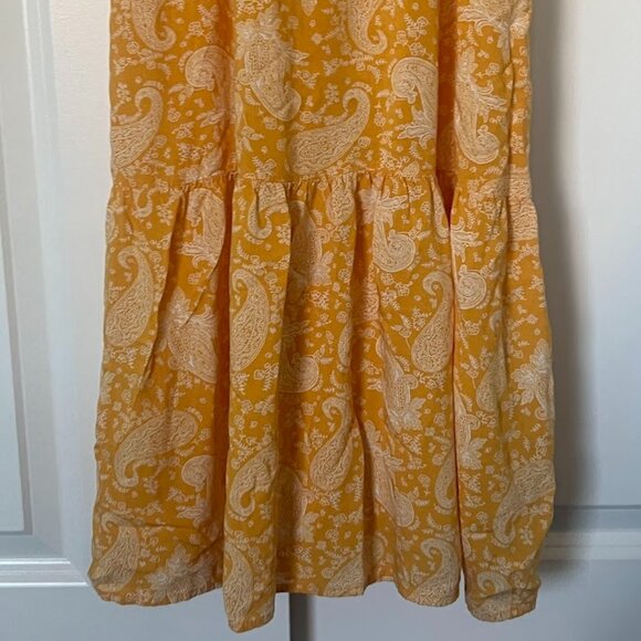 Art Class Yellow Spaghetti Strap Maxi Long Dress Size Medium 7/8 - Picture 3 of 7